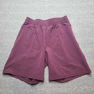 VRST Relaxed Fit Short Youth Small Burgundy New Athletic Training Gym 7in Inseam